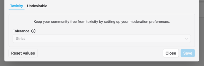 Toxicity tab modprof